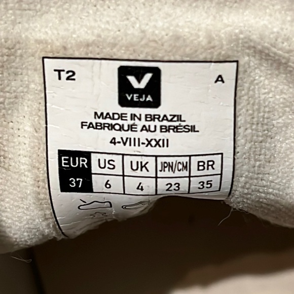 Veja white with green shoes - Picture 6 of 6